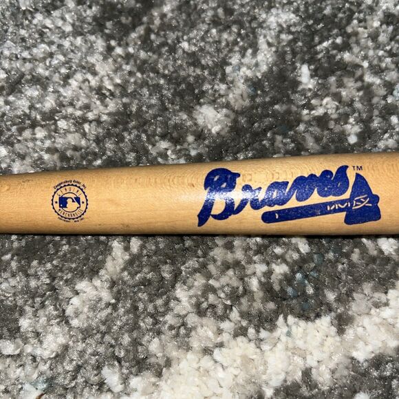1993 Atlanta Braves Mini Baseball Bat ~ 10" Long - Picture 2 of 5